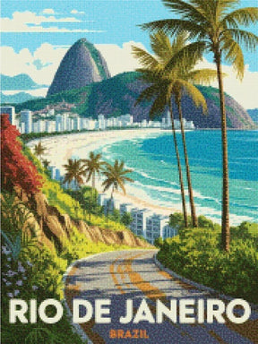 Diamantmalerei - Rio, Brasilien