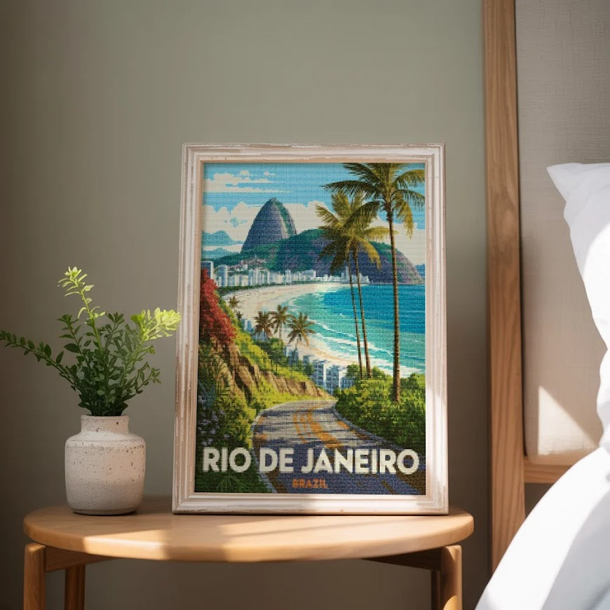 Diamantmalerei - Rio, Brasilien