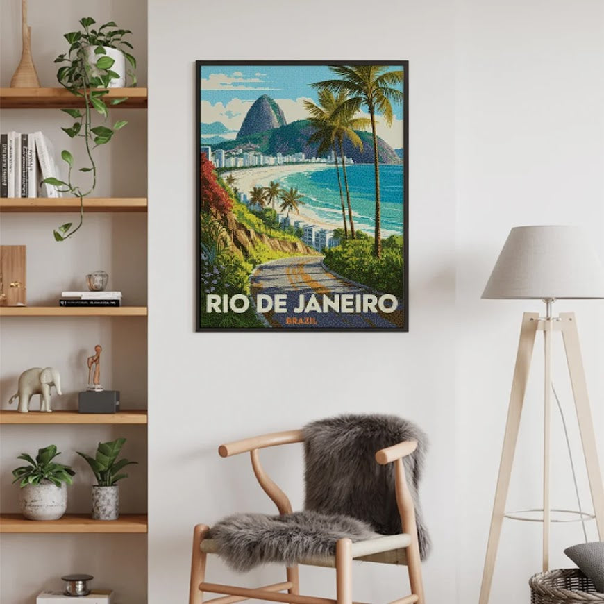 Diamantmalerei - Rio, Brasilien