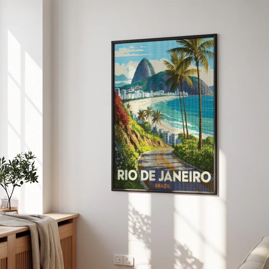 Diamantmalerei - Rio, Brasilien