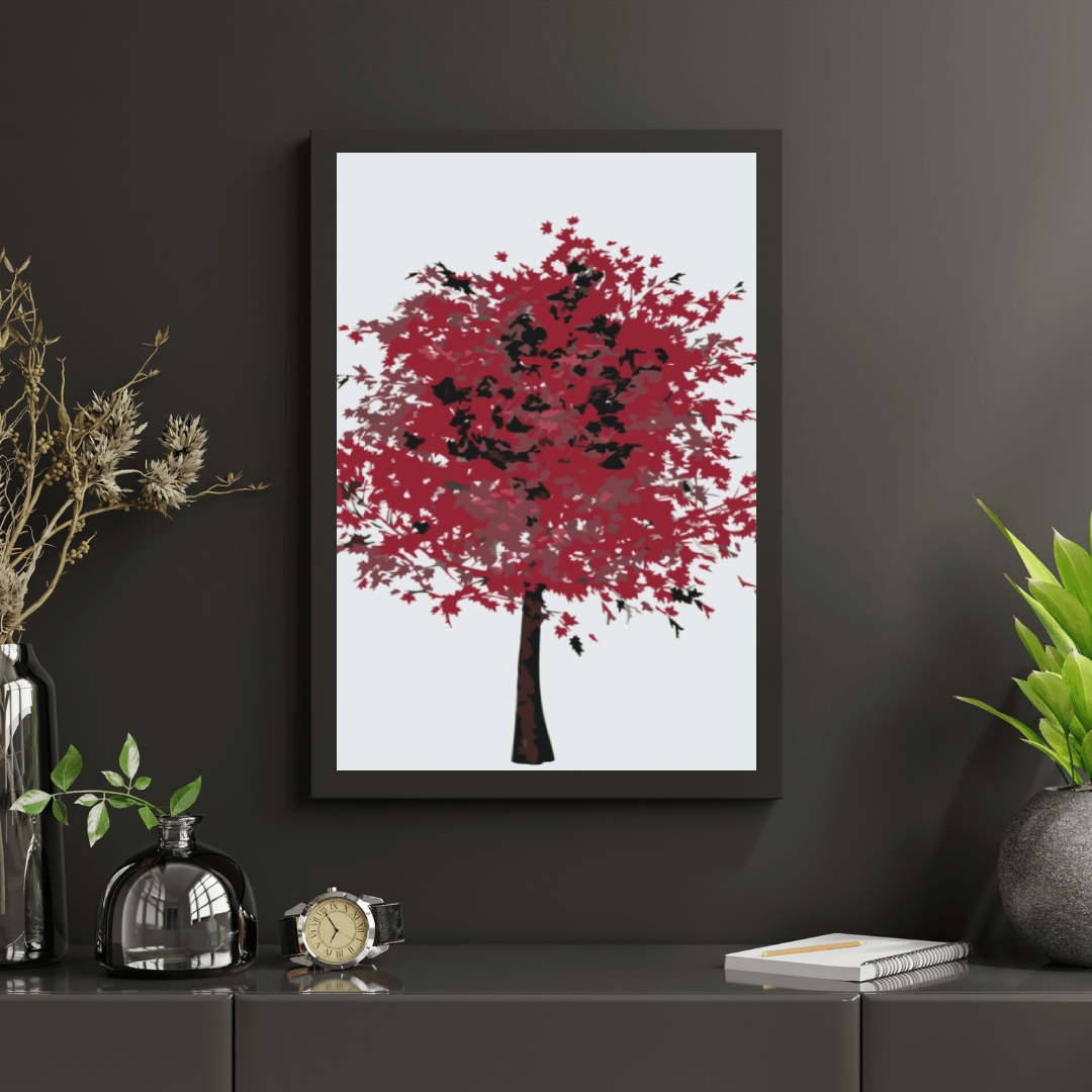 Diamantmalerei - Roter Baum - SEOS Shop ®
