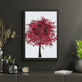 Diamantmalerei - Roter Baum - SEOS Shop ®