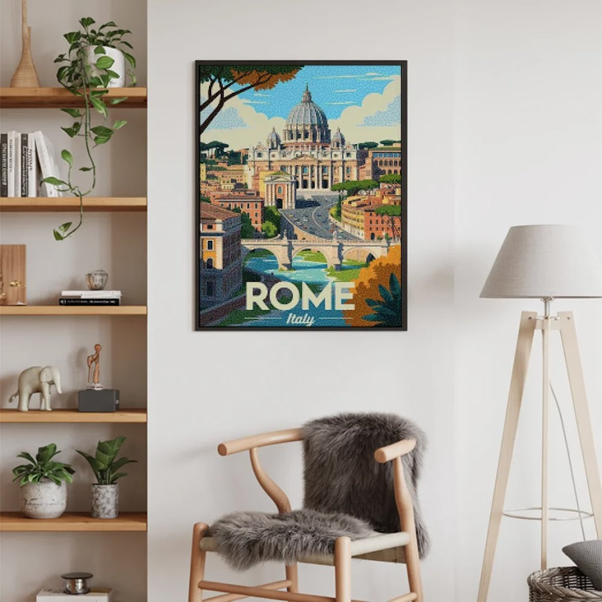 Diamantmalerei - Rom, Italien