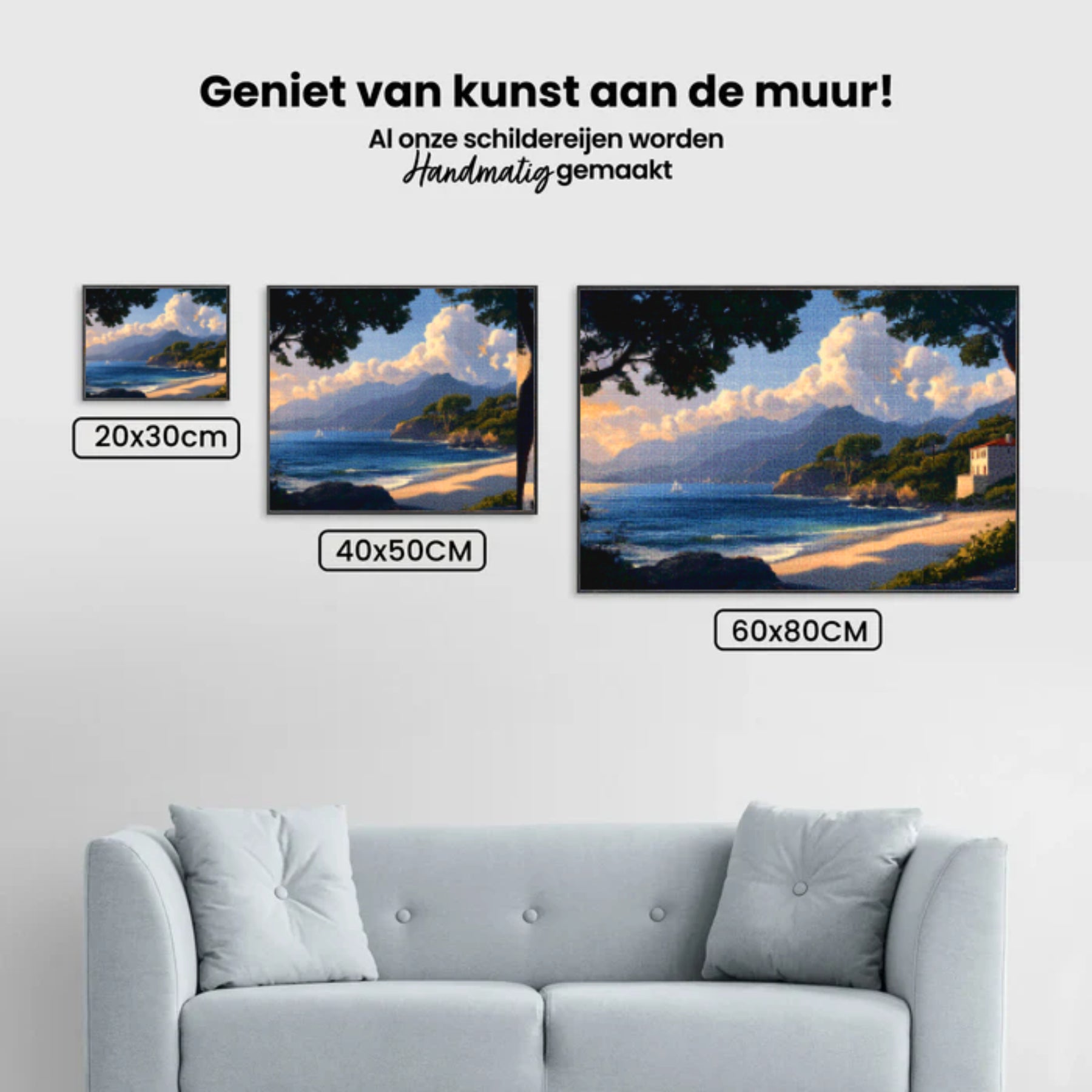 Diamantmalerei - Frieden am Meer