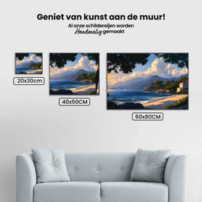 Diamantmalerei - Frieden am Meer