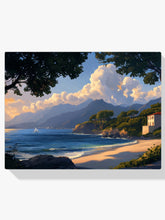 Diamantmalerei - Frieden am Meer