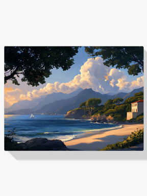 Diamantmalerei - Frieden am Meer