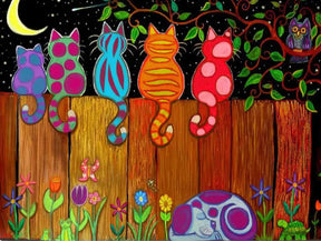 Diamantmalerei - Gemeinsames Mondlicht