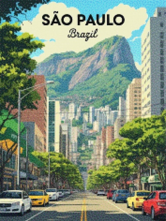 Diamantmalerei - Sao Paulo, Brasilien