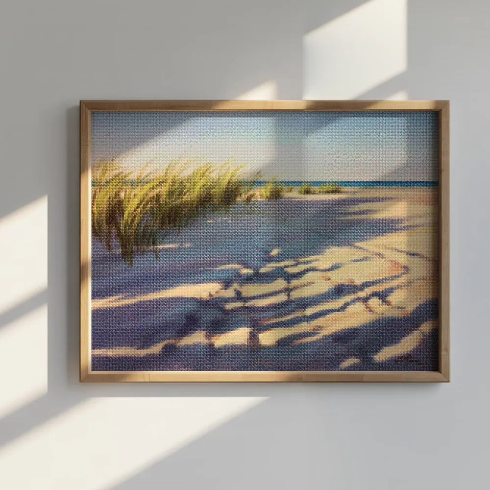 Diamantmalerei - Schatten im Sand