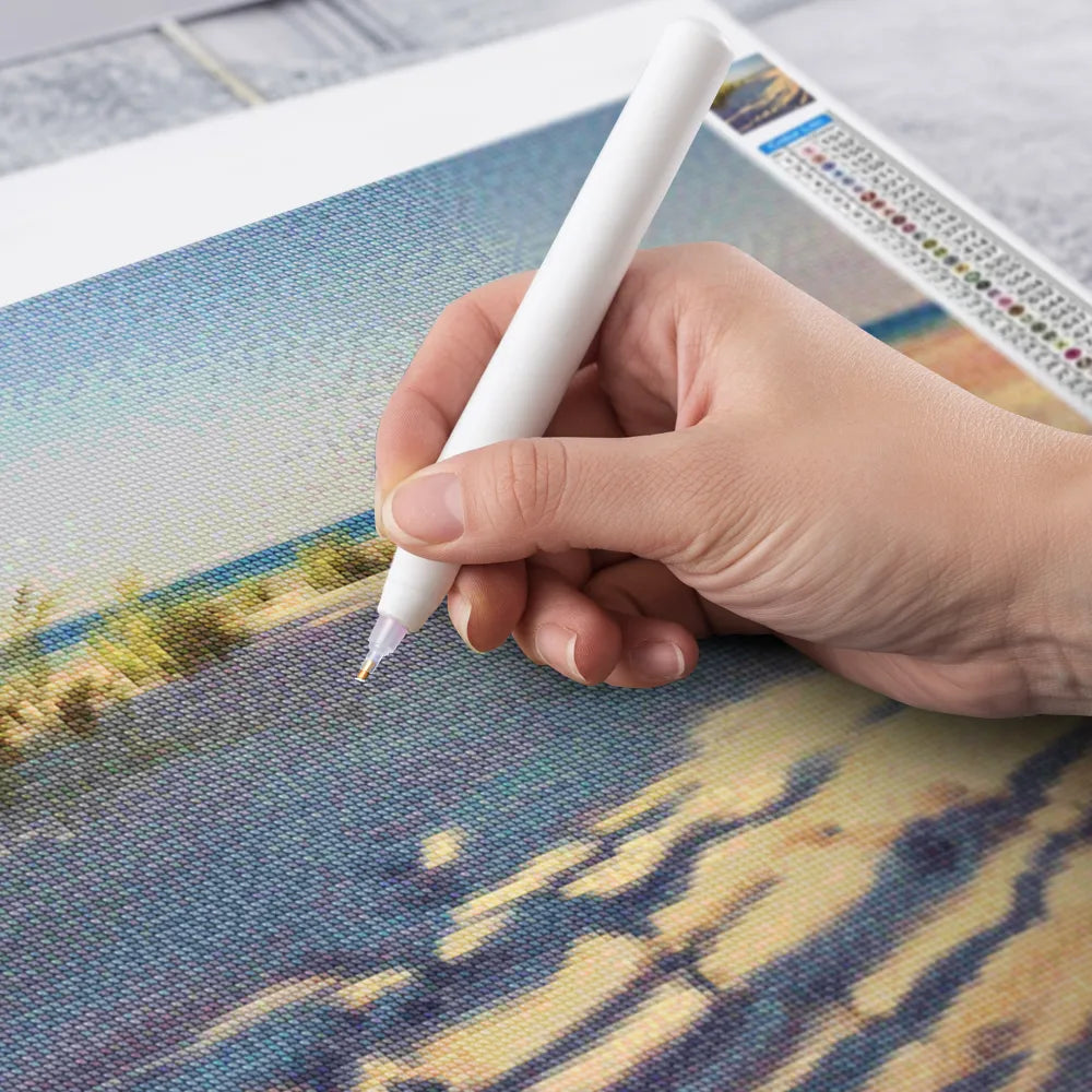 Diamantmalerei - Schatten im Sand