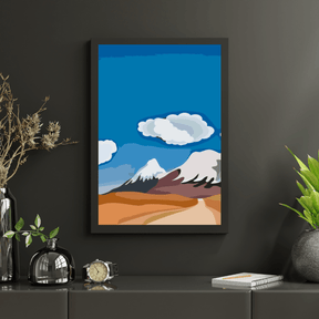 Diamantmalerei - Skizze der Berge - SEOS Shop ®