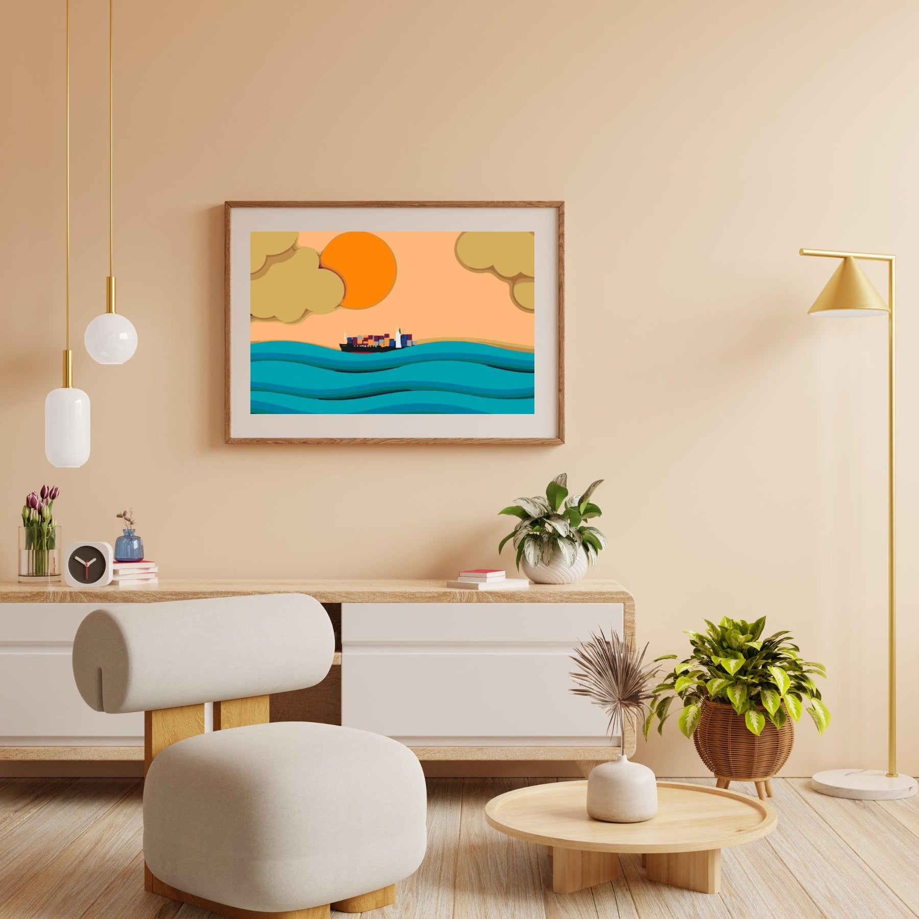Diamantmalerei - Schiff in den Wellen - SEOS Shop ®