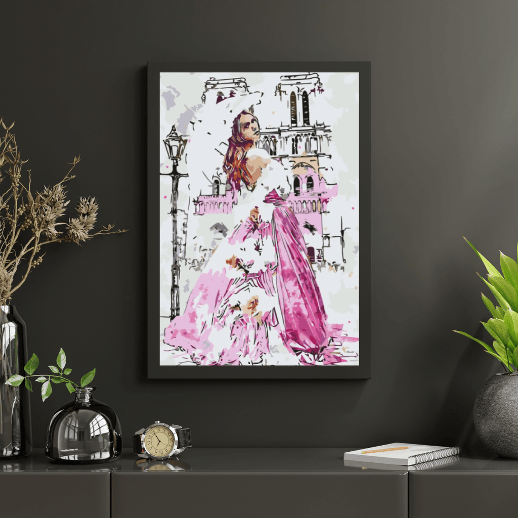 Diamantmalerei – Schönheit in der Kathedrale Notre Dame – SEOS Shop ®
