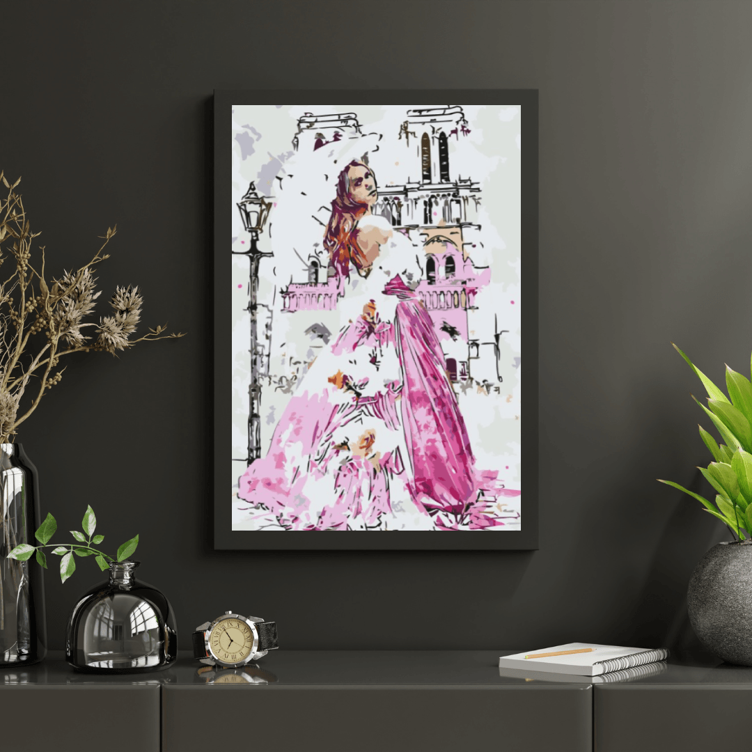 Diamantmalerei – Schönheit in der Kathedrale Notre Dame – SEOS Shop ®