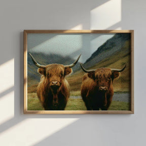 Diamantmalerei - Schottisches Hochlandrind