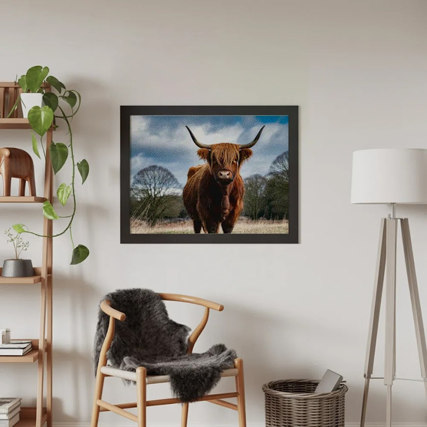 Diamantmalerei - Schottisches Hochlandrind