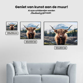 Diamantmalerei - Schottisches Hochlandrind