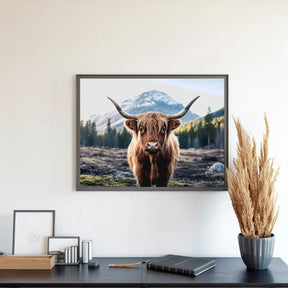 Diamantmalerei - Schottisches Hochlandrind