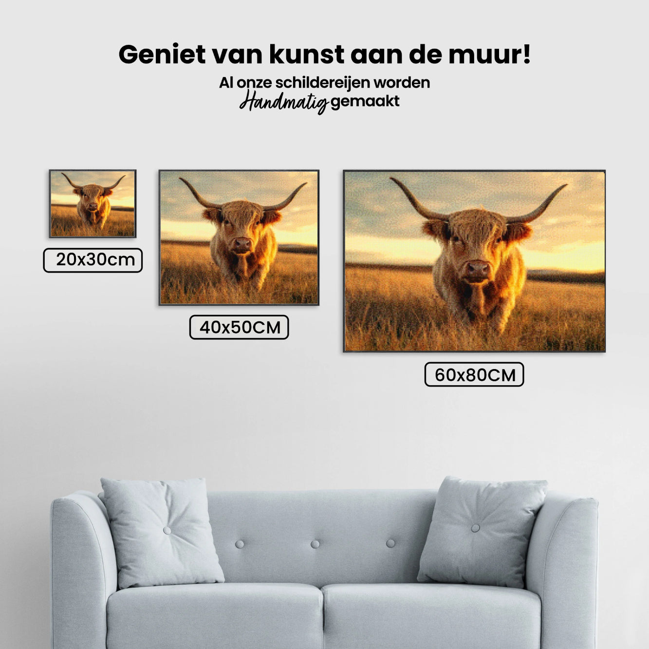 Diamantmalerei - Schottisches Hochlandrind