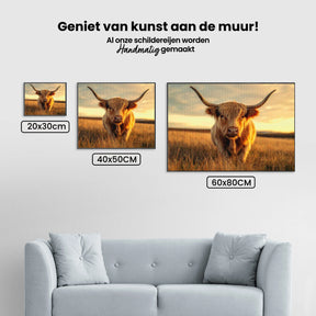 Diamantmalerei - Schottisches Hochlandrind