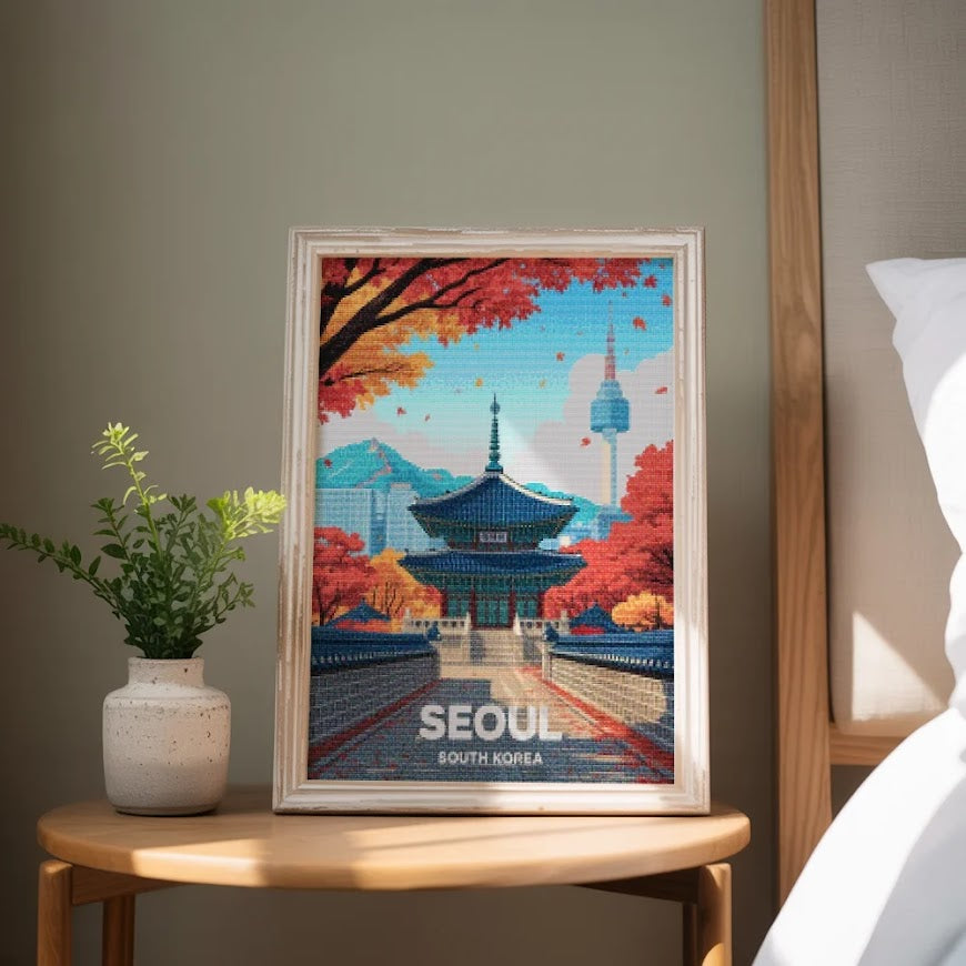 Diamantmalerei – Seoul, Südkorea