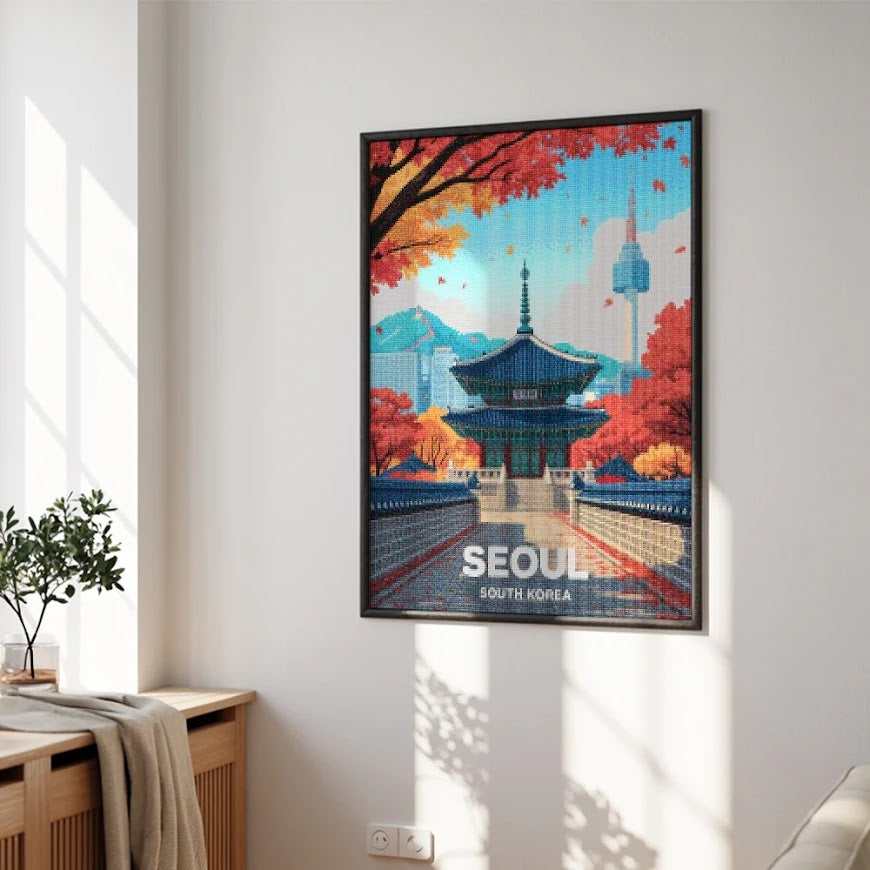 Diamantmalerei – Seoul, Südkorea