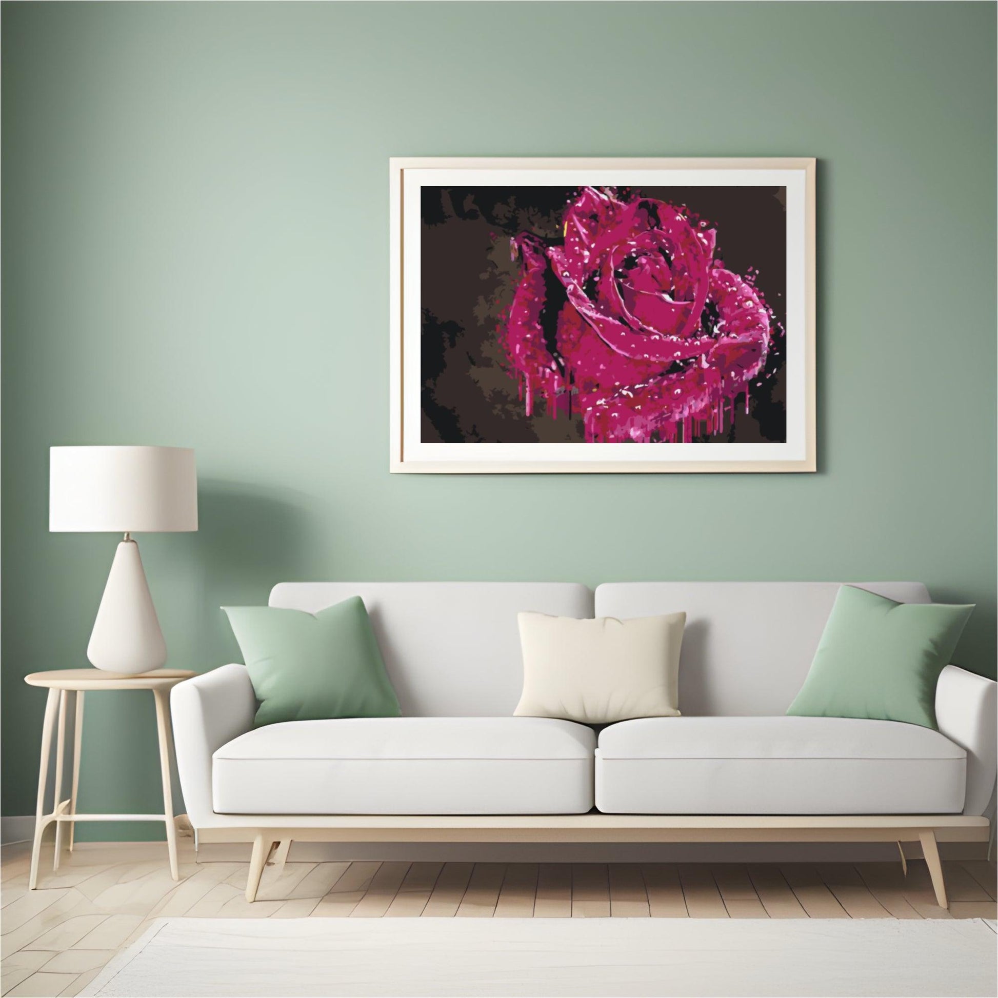 Diamond Painting - Dekorative Rose - SEOS Shop ®