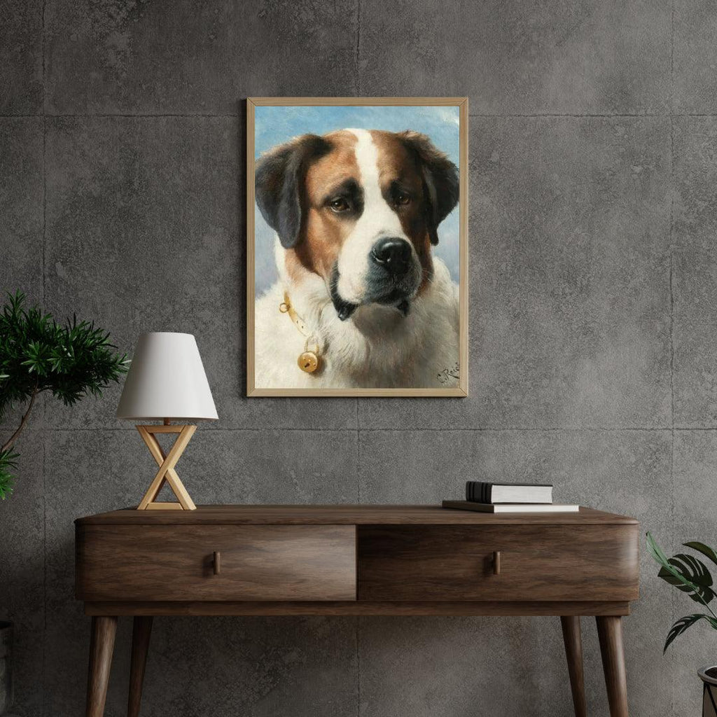 Diamantmalerei - Bernhardiner-Gemälde: Hund