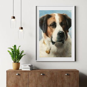 Diamantmalerei - Bernhardiner-Gemälde: Hund