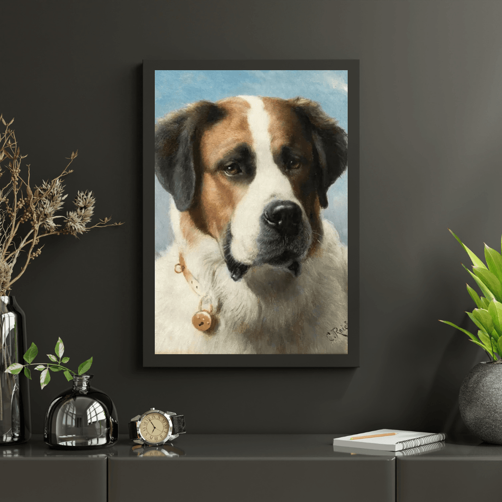 Diamantmalerei - Bernhardiner-Gemälde: Hund