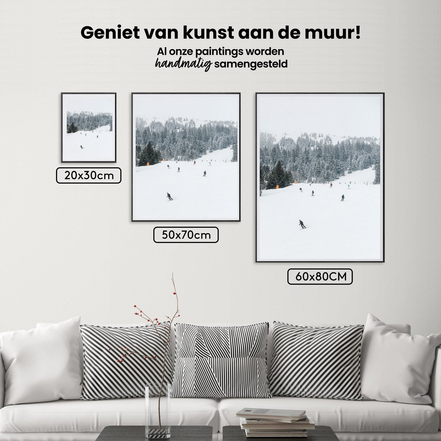 Diamond Painting - Skipiste in Österreich