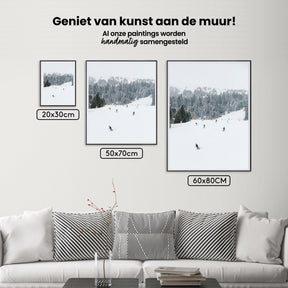 Diamond Painting - Skipiste in Österreich