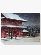 Diamantmalerei - Schnee über dem Zojoji-Tempel - SEOS Shop ®