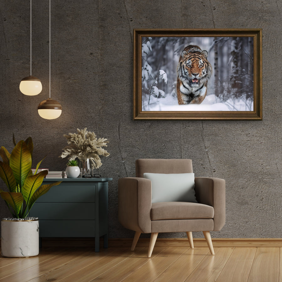 Diamantmalerei - Schneetiger