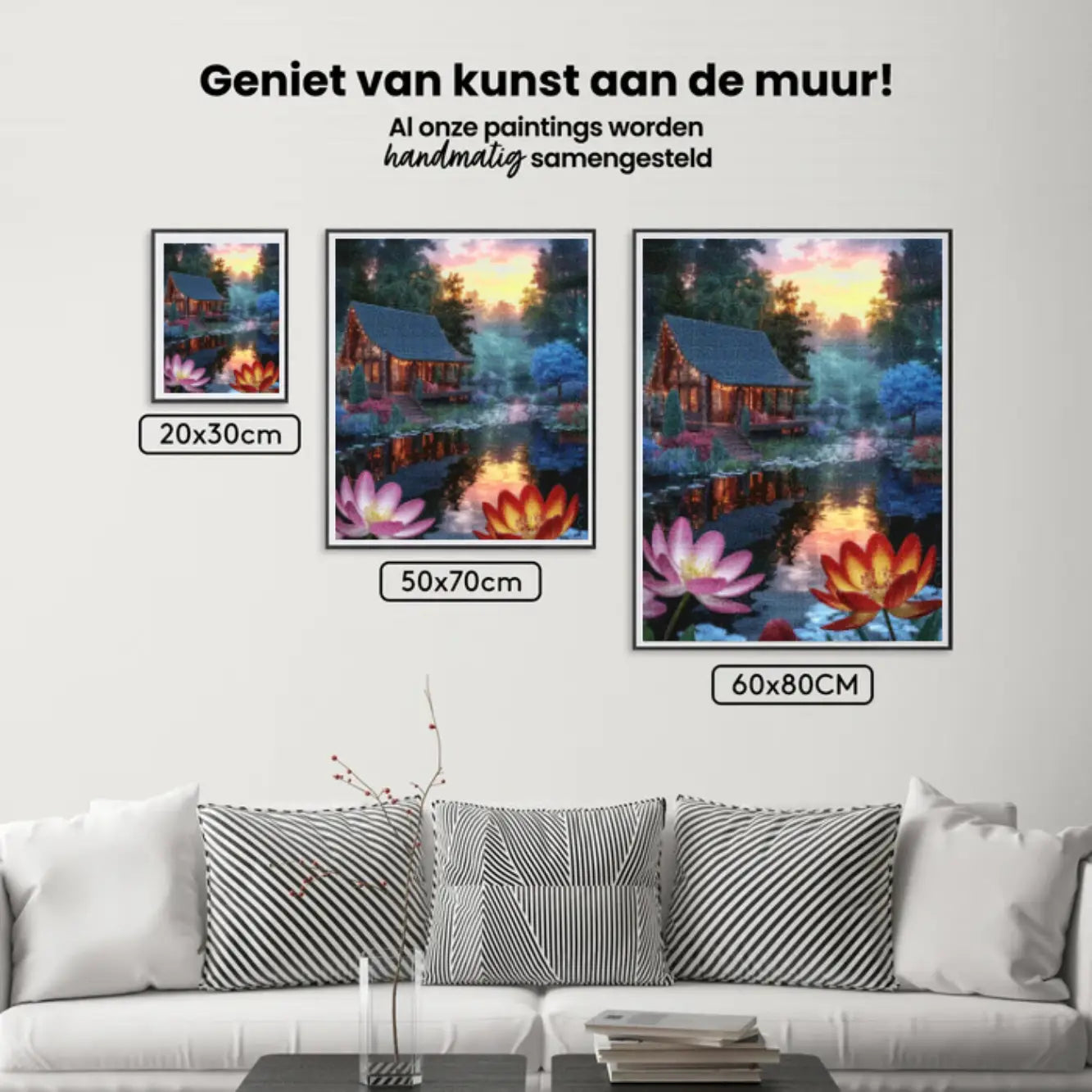 Diamantmalerei – Sonnenwendeblüte