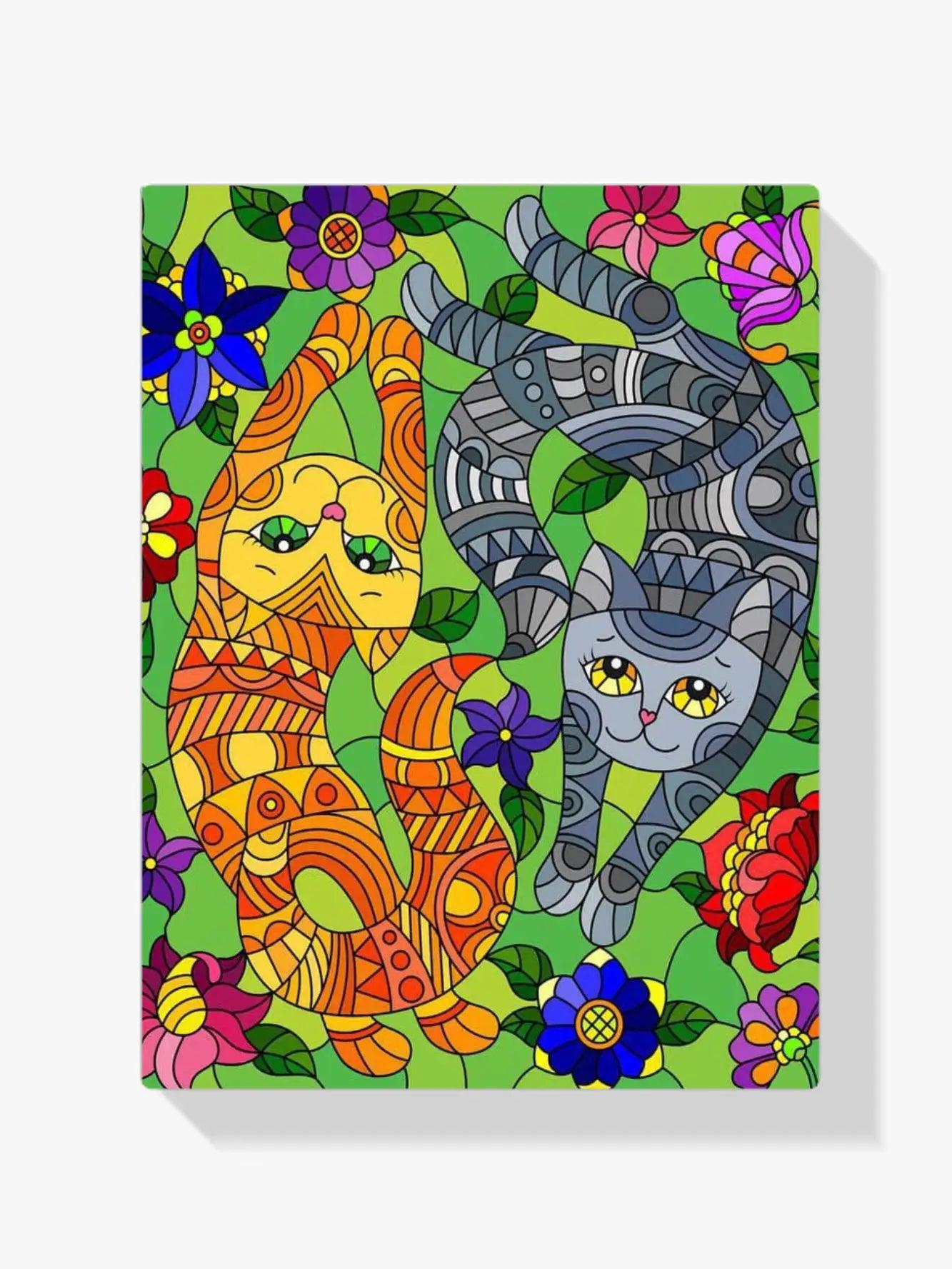 Diamantmalerei – Verspielte Kätzchen