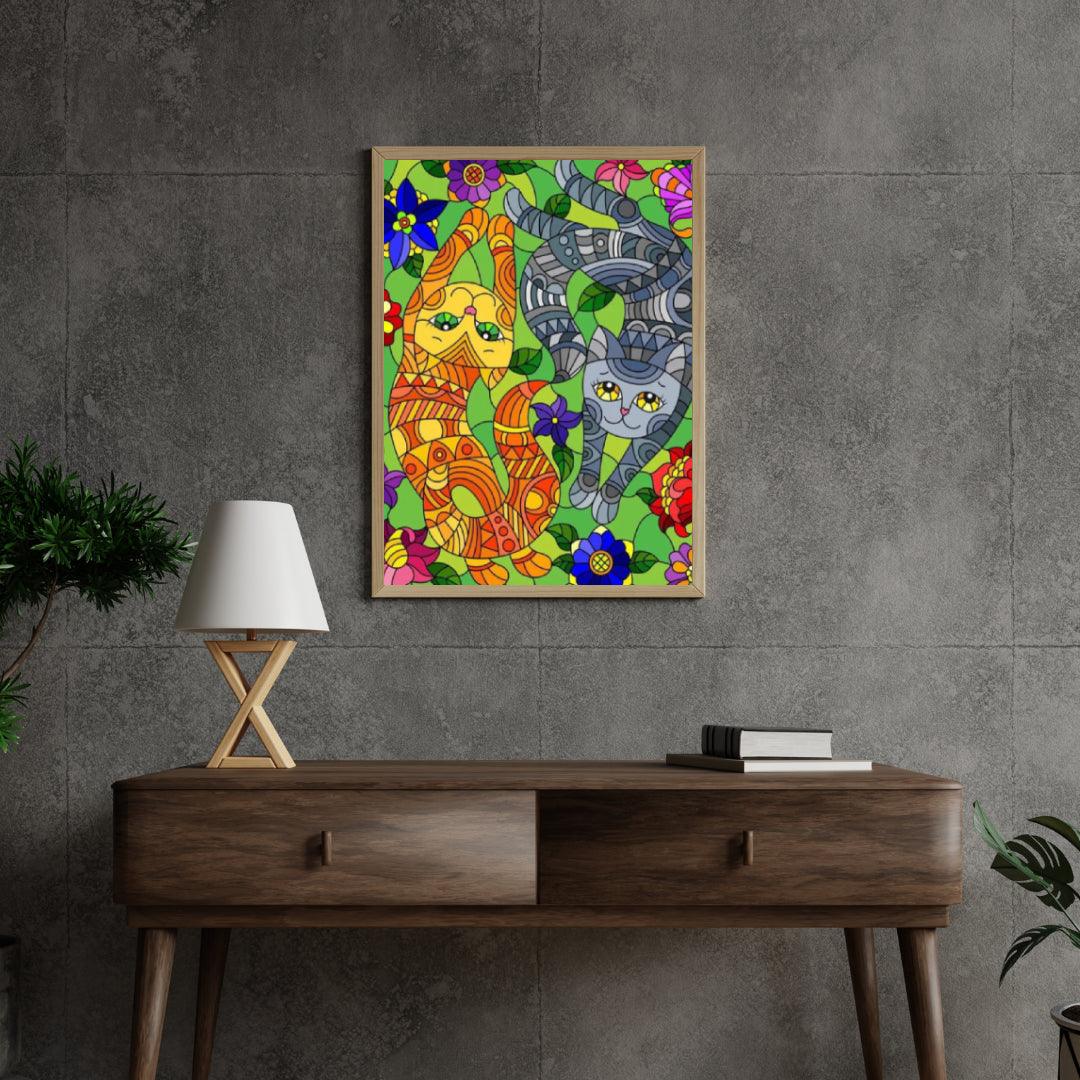 Diamantmalerei – Verspielte Kätzchen