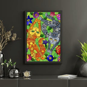 Diamantmalerei – Verspielte Kätzchen