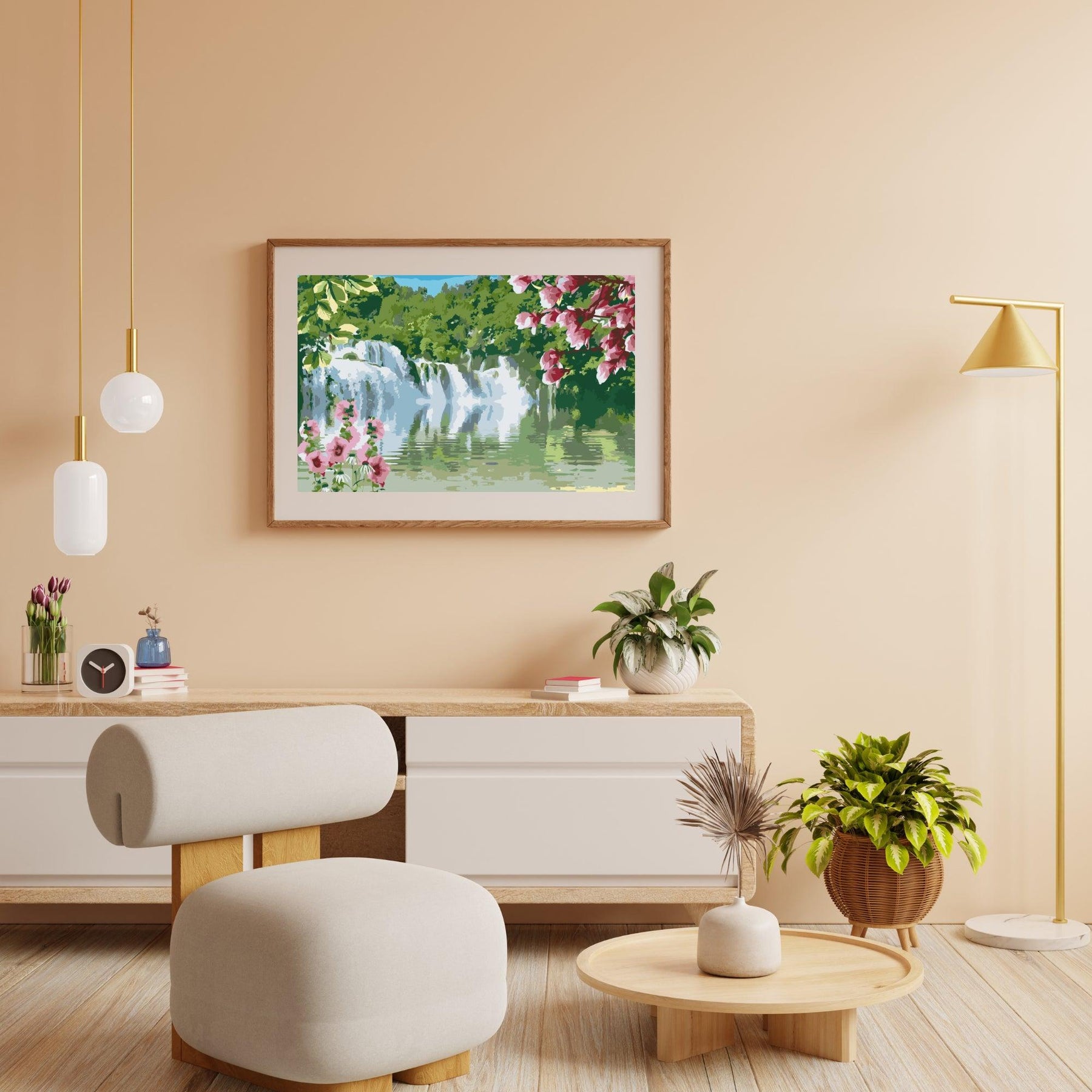 Diamantmalerei - Märchenhafter Wasserfall - SEOS Shop ®