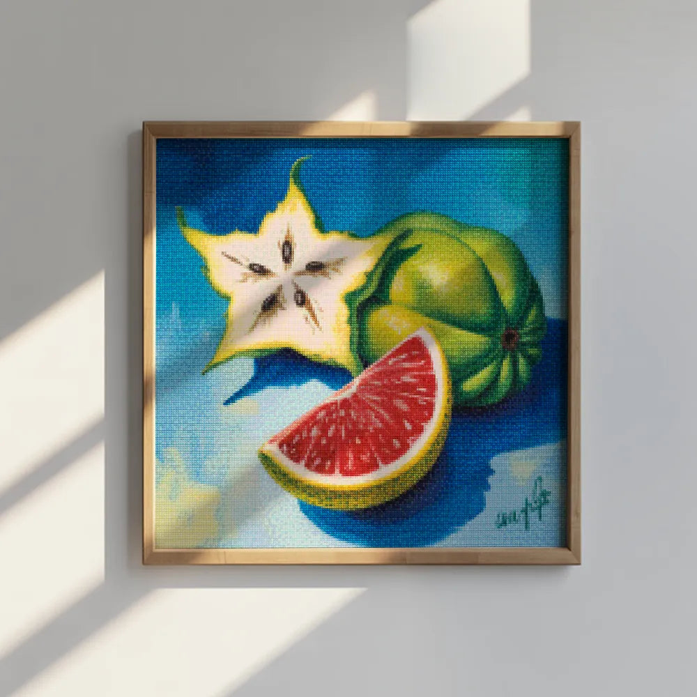Mini-Diamantmalerei – Sternfruchtkuss