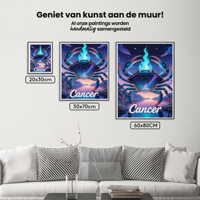 Diamantmalerei - Sternzeichen - Krebs