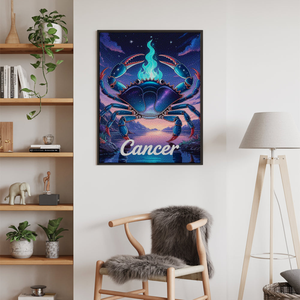 Diamantmalerei - Sternzeichen - Krebs