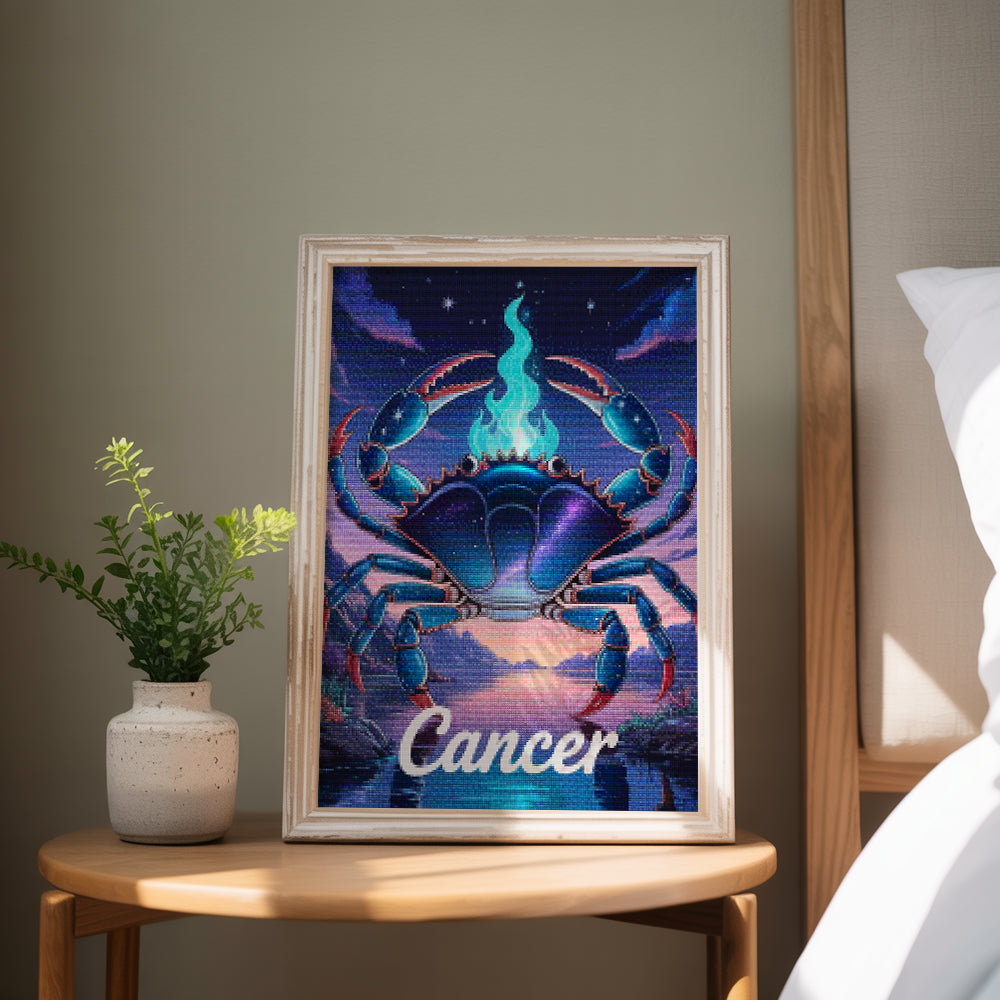 Diamantmalerei - Sternzeichen - Krebs