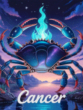 Diamantmalerei - Sternzeichen - Krebs