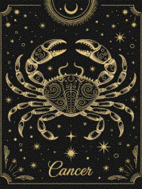 Diamantmalerei - Sternzeichen - Krebs