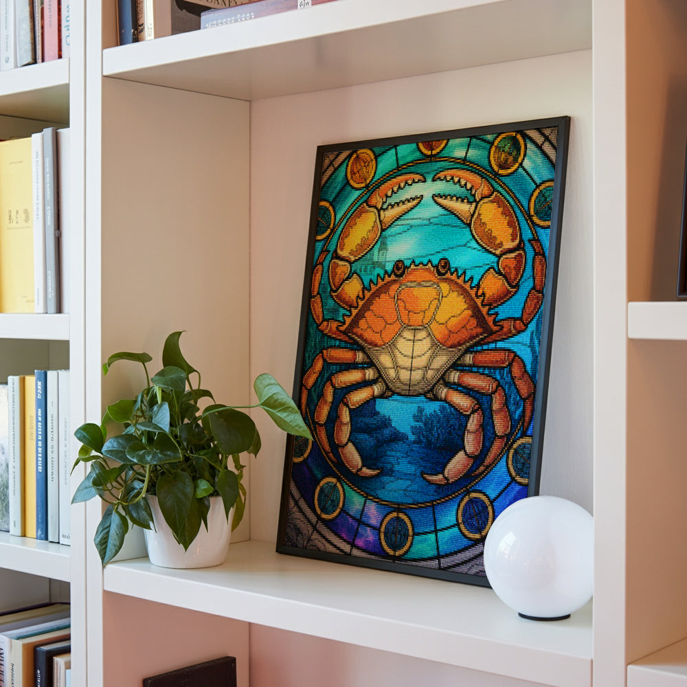 Diamantmalerei - Sternzeichen - Krebs