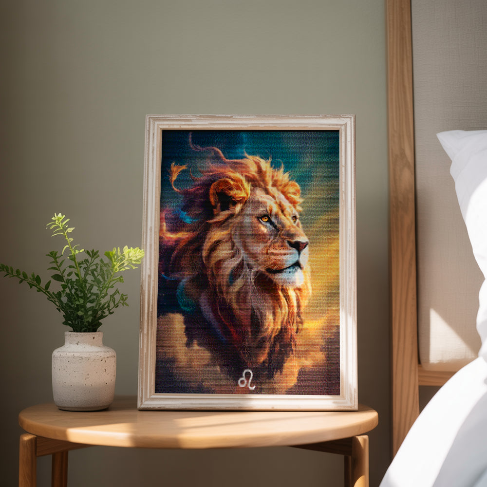 Diamantmalerei - Sternzeichen - Löwe