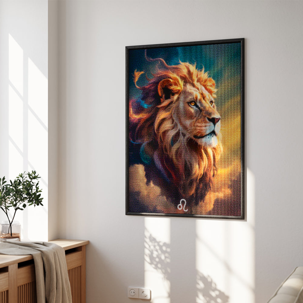 Diamantmalerei - Sternzeichen - Löwe