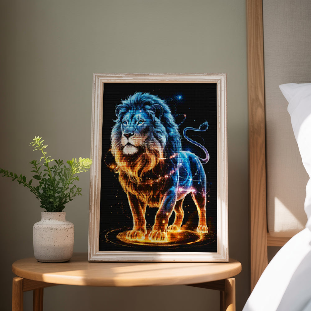 Diamantmalerei - Sternzeichen - Löwe